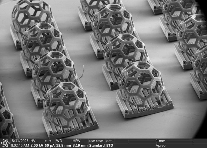 Complex, non-moldable shapes with micron-scale features