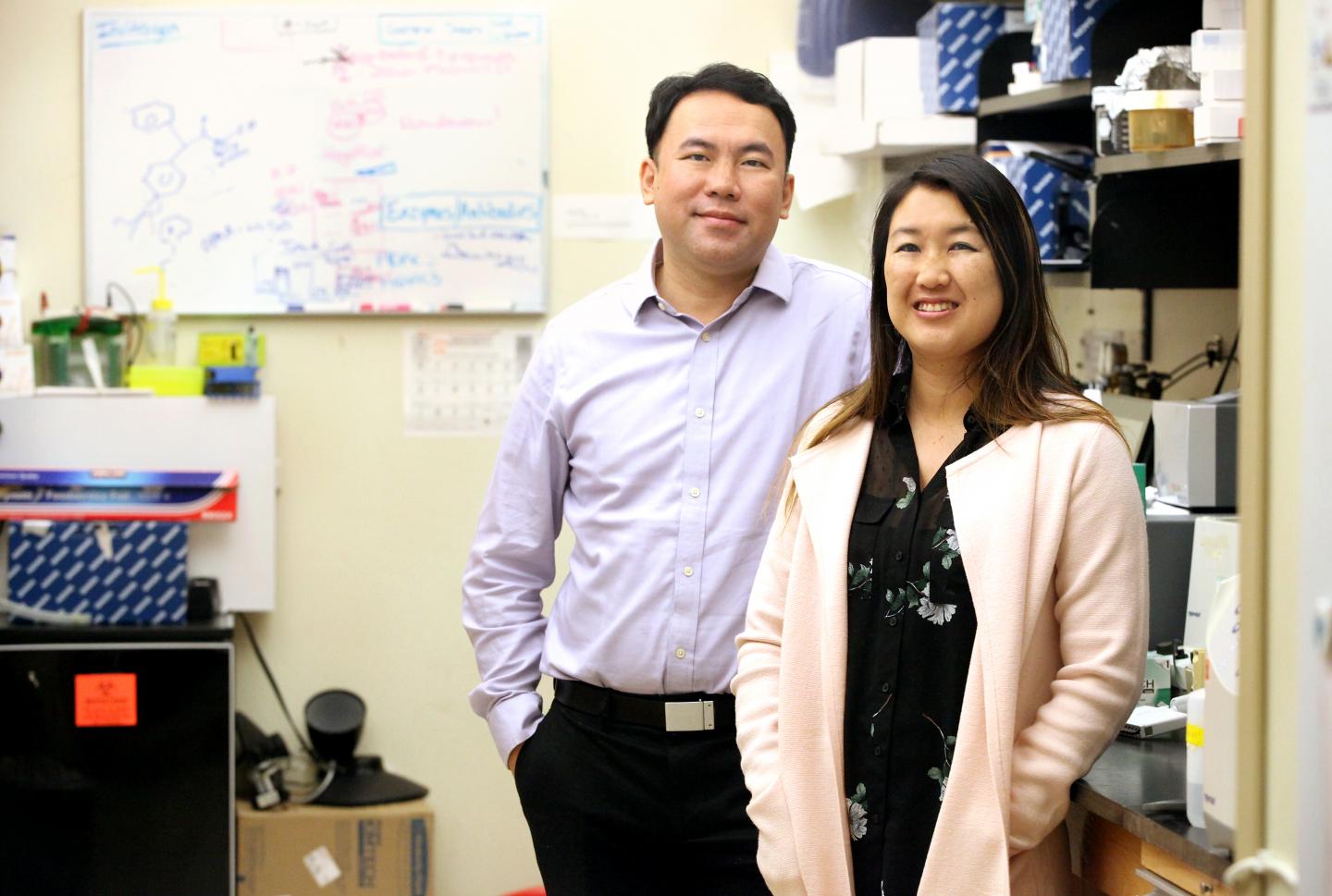 Dr. James Chou and Dr. Sherine Chan of the Medical University of South Carolina (Musc)