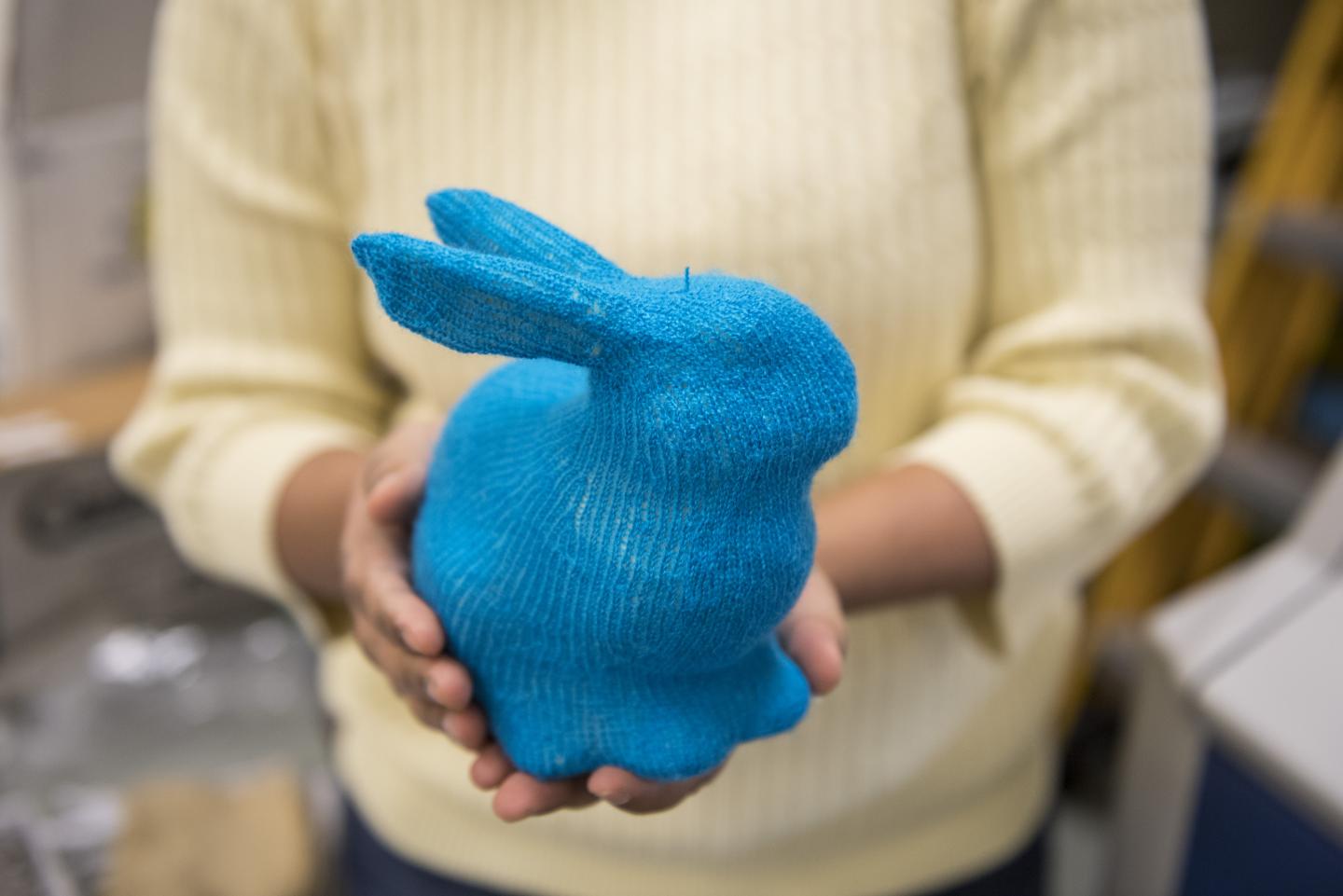 Automatically Knitted Bunny