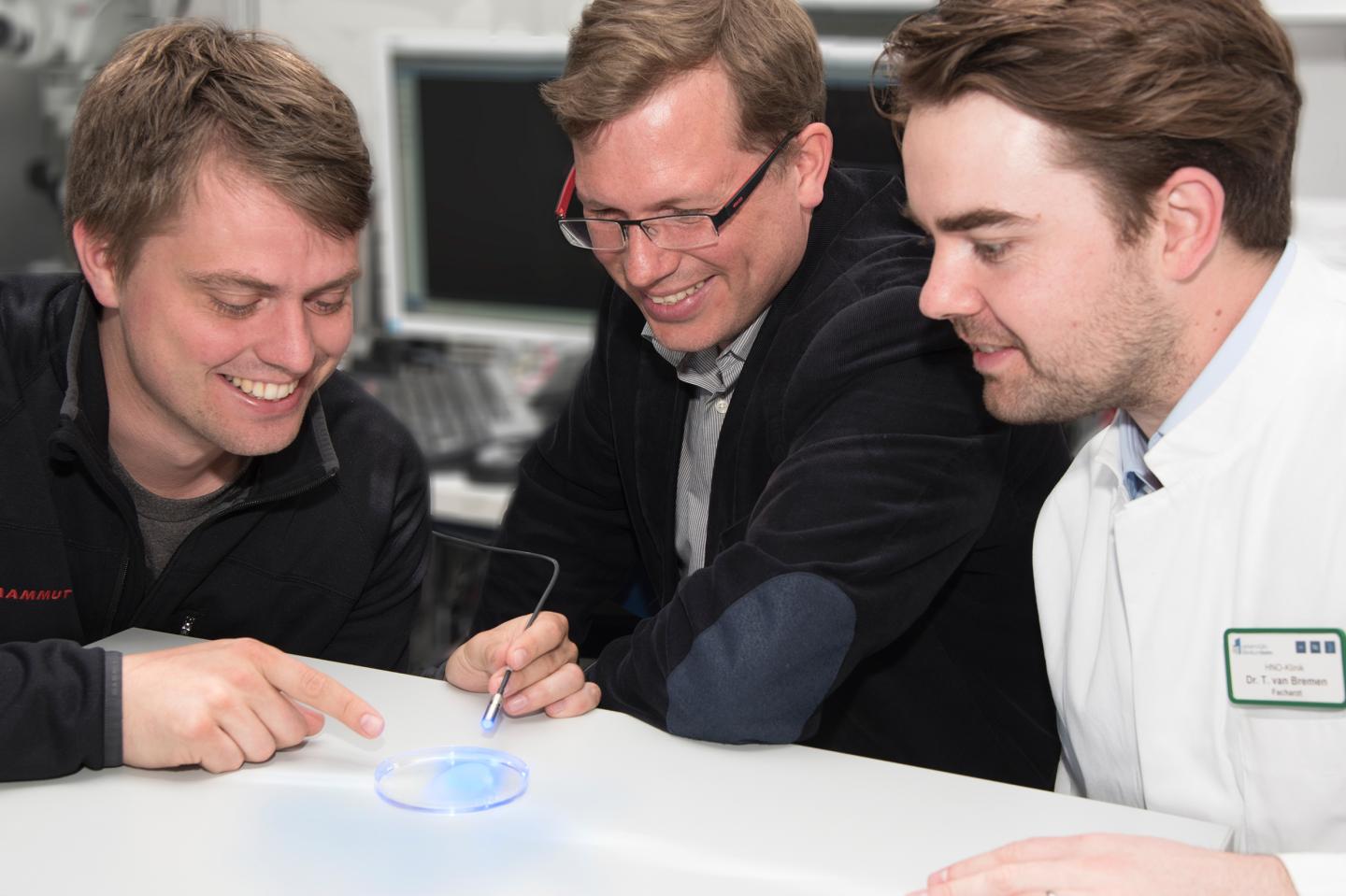 Dr. Tobias Bruegmann, Dr. Philipp Sasse and Dr. Tobias van Bremen