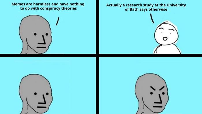 New research study from the University of Bath about the role of memes in online conspiracy theorist communities