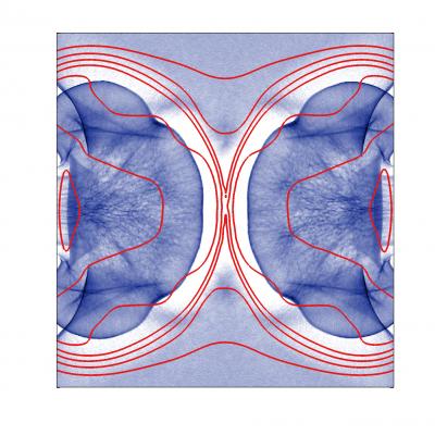 Model of Colliding Magnetic Fields before Magnetic Reconnection