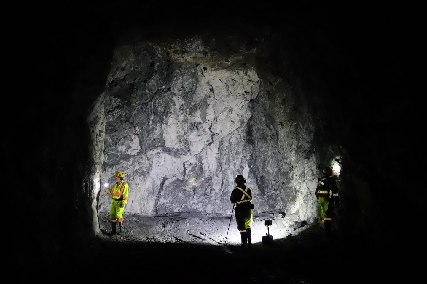 McGill Colloidal Au research team at Brucejack mine