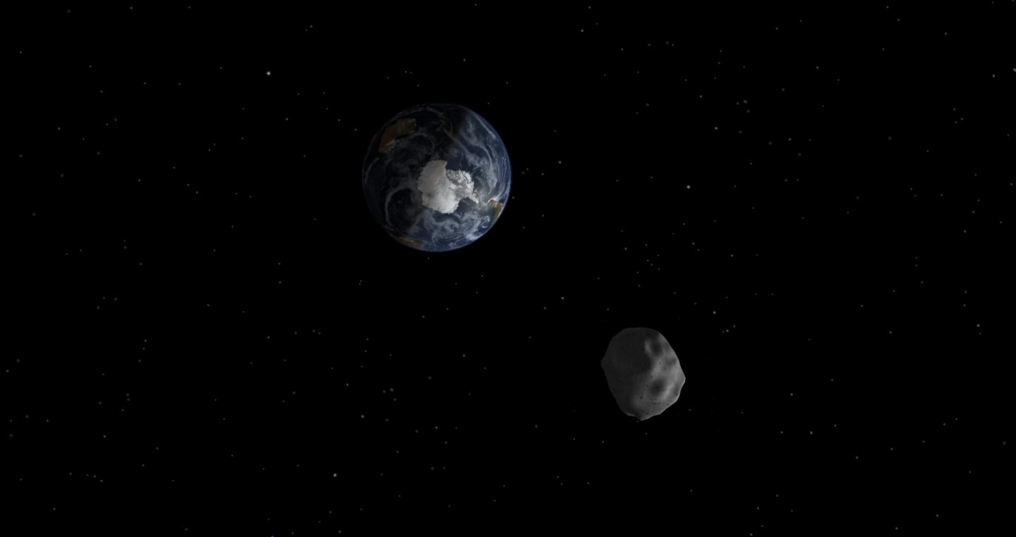 Artist's Impression of a Near-Earth Asteroid