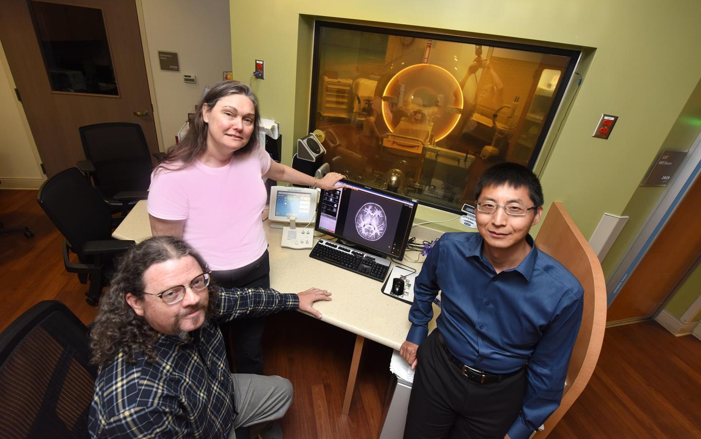 Drs. Nathan Yanasak, Catherine Davis and Shaoyong Su