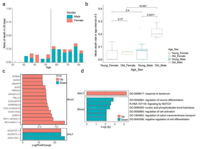 Impact of age and gender on outcomes of SCAP patients and its potential mechanisms