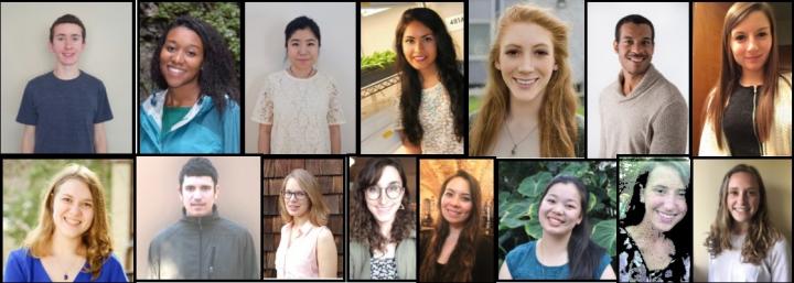 ASPB 2016 Summer Undergraduate Research Fellows