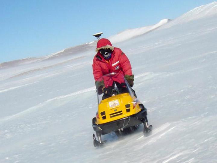 Leigh Stearns in the Field