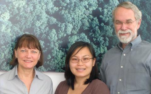 Kristine Kamm, Audrey Chang, and James Stull