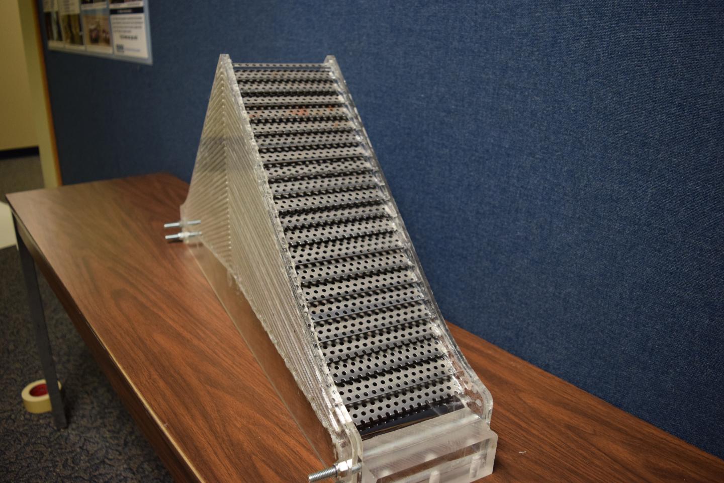 Profile Picture of the Assembled Perforated Plate Ground Cloak