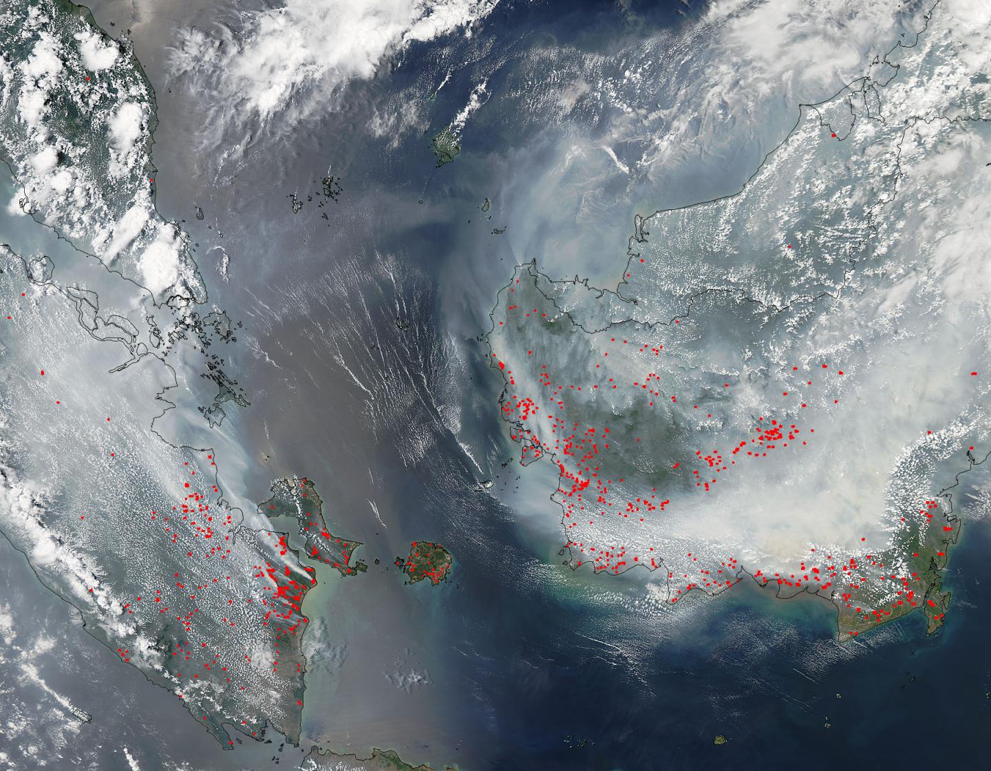 Smoke And Fires In Sumatra And Borneo EurekAlert   Public