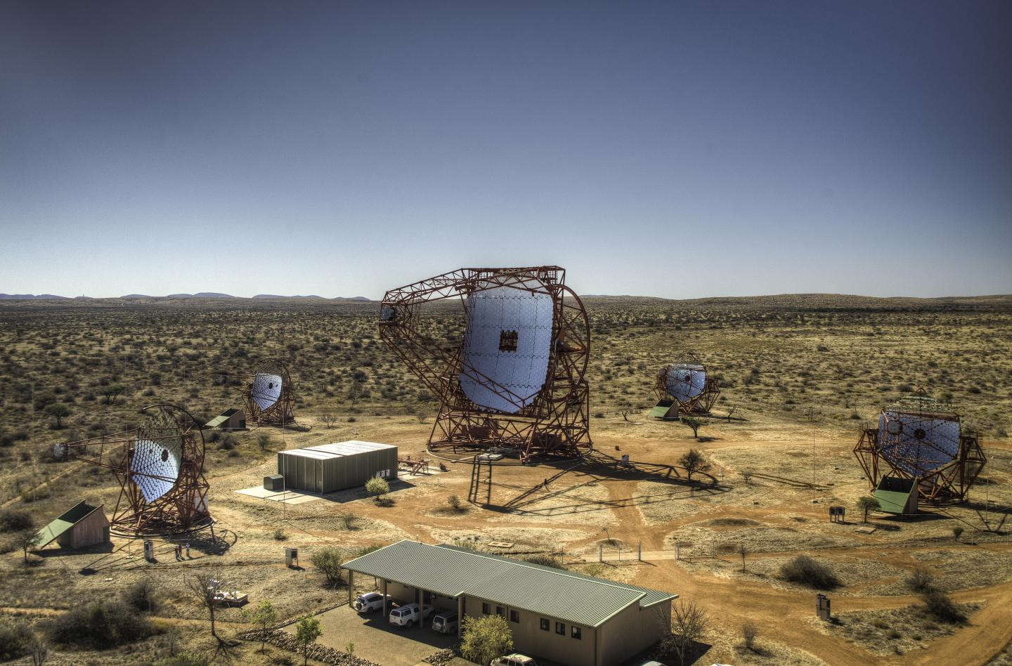 The Five Telescopes of H.E.S.S.