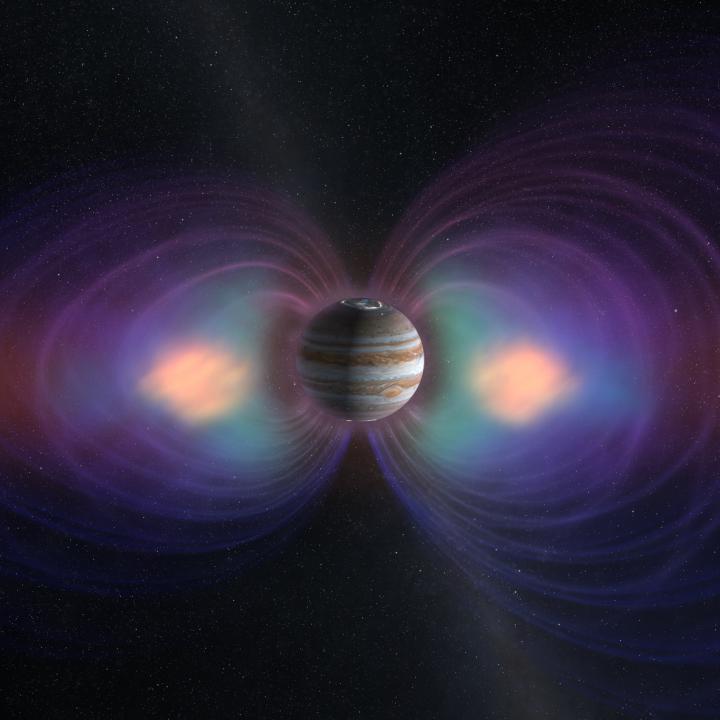 Jupiter with Magnetic Field