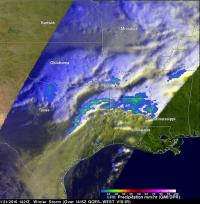 GPM Image of Winter Storm of 2016