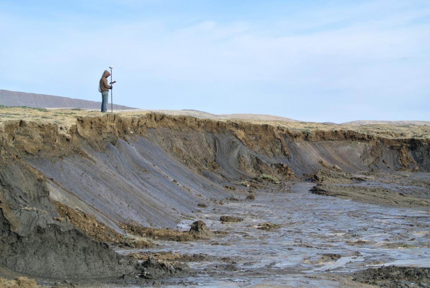 Scientists at Work, Mapping Changes to Landscape in High Arctic
