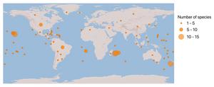 global map of bird extinction