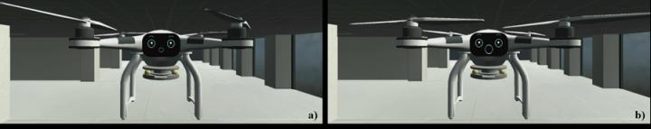 Drones displaying surprise