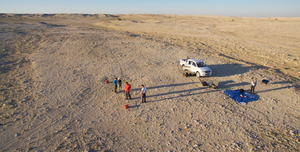 Symmetrical, 2 x 3 Km Buried Formation Points to Evidence of Agriculture, Groundwater Use and Climate Fluctuation