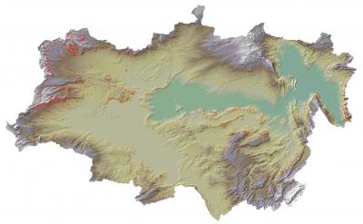 Great Divide Basin Map Showing Fossil Sites