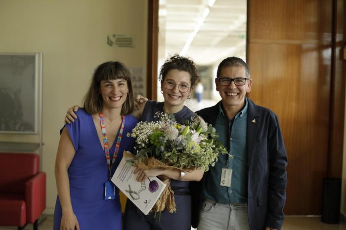 From left to right: Dr. Fernandez Jiménez, Dr. Cilleros-Portet and Dr. Bilbao