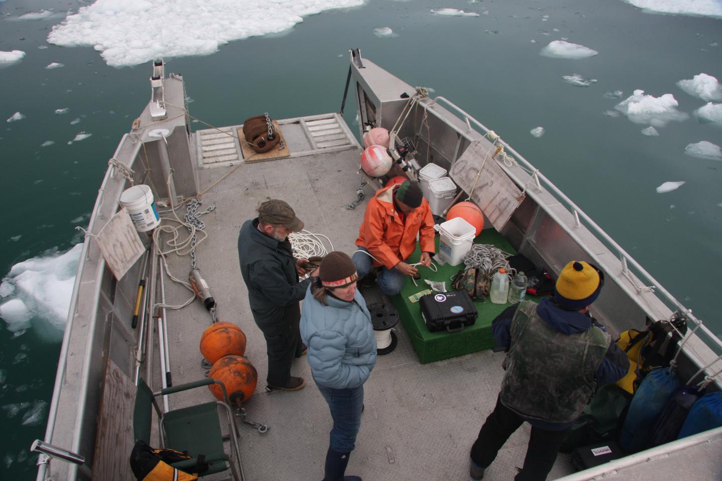 Deploying Underwater Microphone