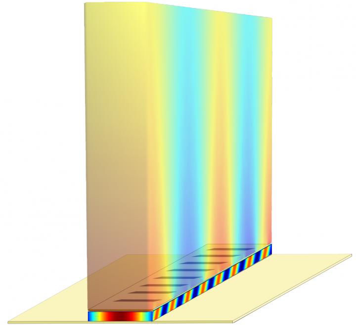 Terhertz Plasmonic Laser Illustration