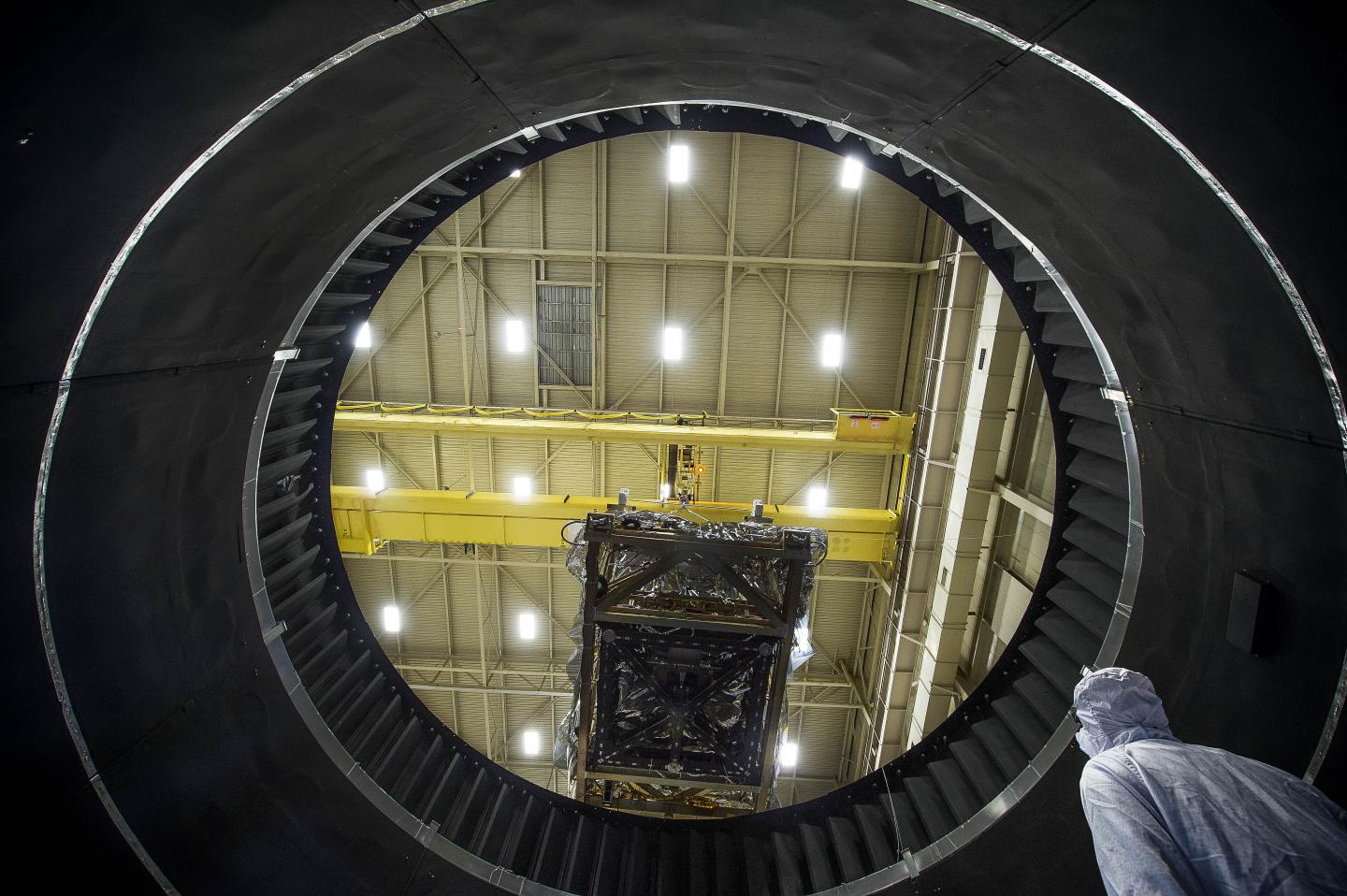 Inside NASA Goddard's Thermal Vacuum Chamber