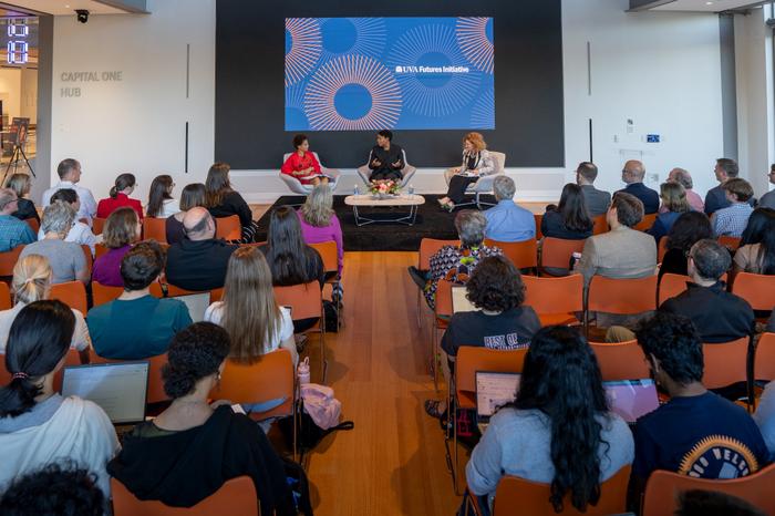 A Futures Initiative discussion featuring Alondra Nelson at UVA's School of Data Science.