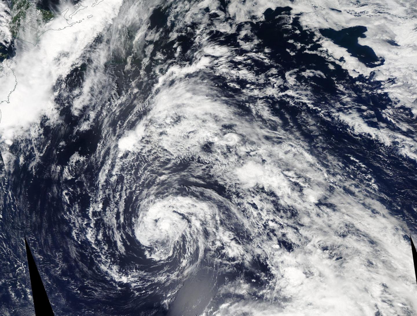 Aqua Image of Tropical Storm 12W