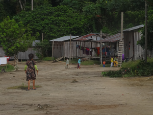 Rural community in Amazonia
