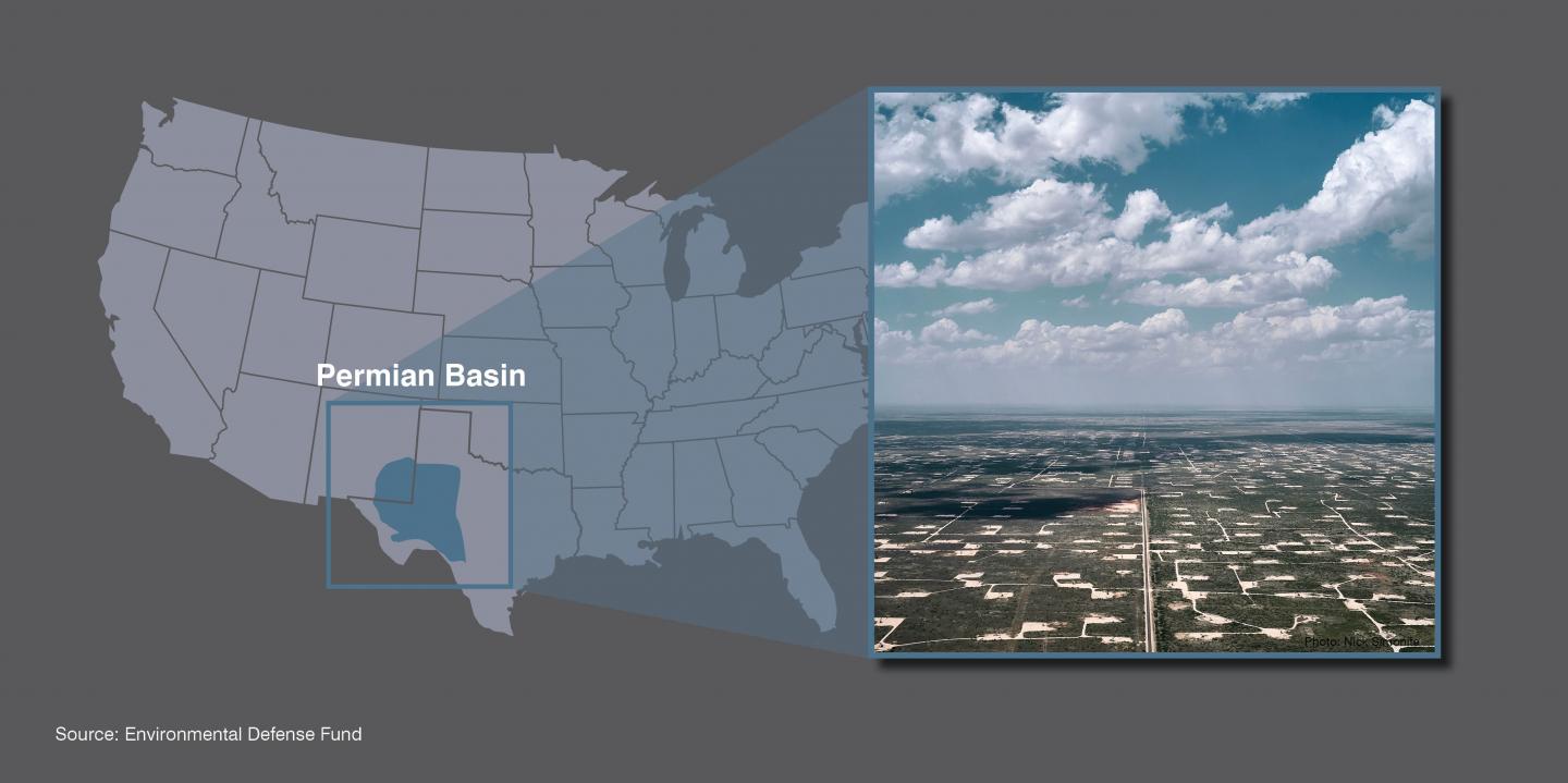 Permian basin map image eurekalert science news releases
