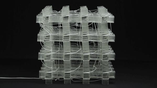 3-D Origami Inspired Metamaterial