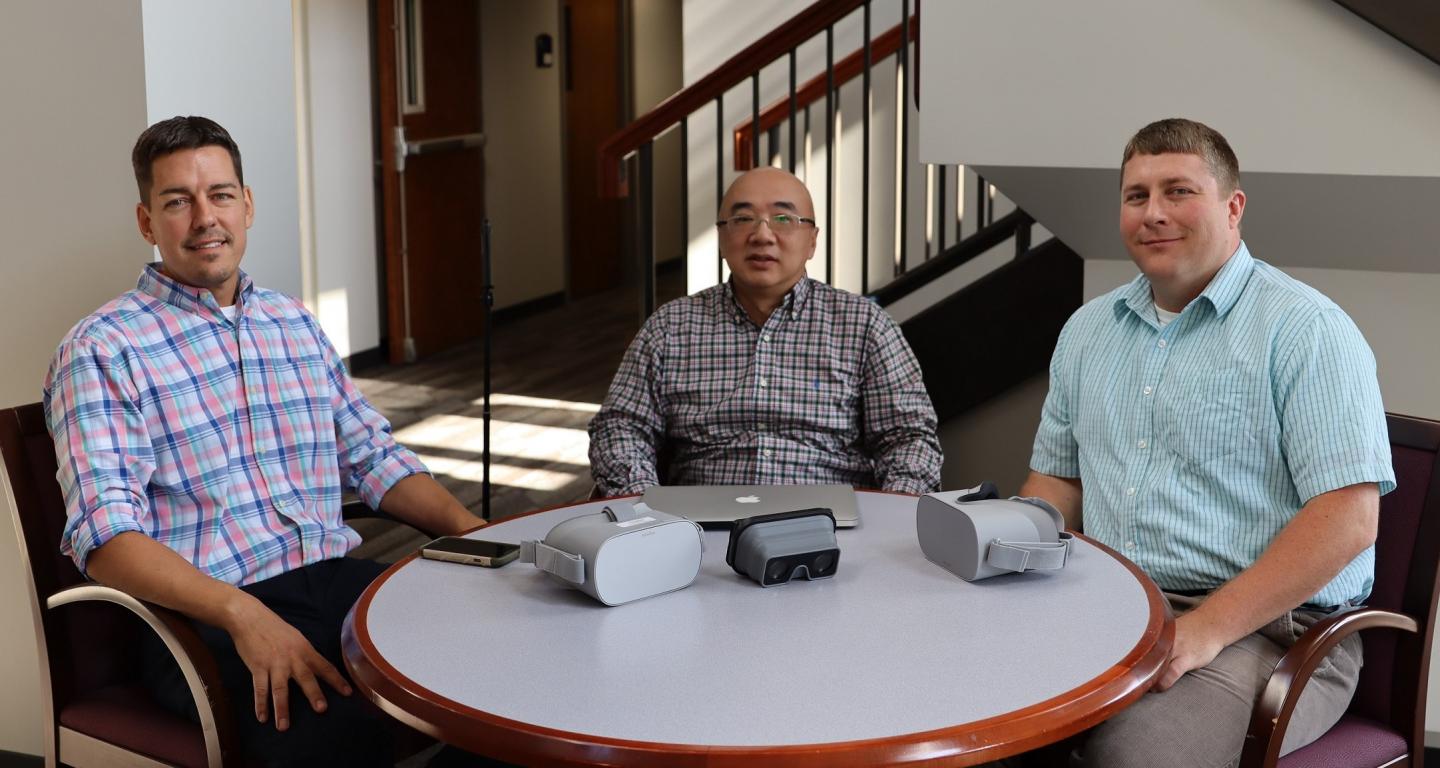 Photo of Richard Ferdig, Cheng Chang Lu and Karl Kosko
