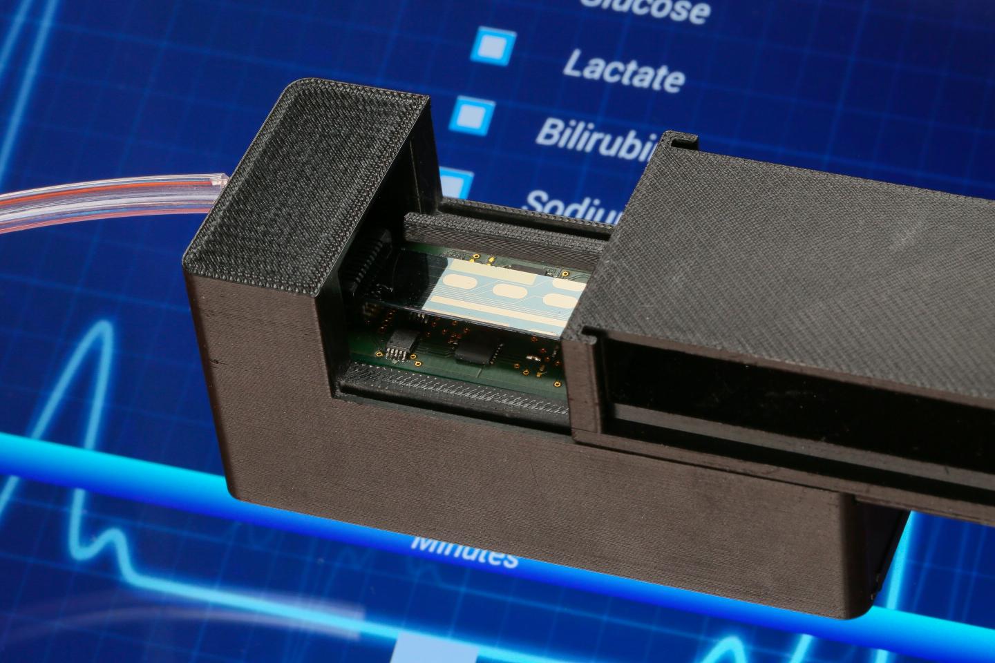 Compact Microfluidic Array of Biosensor for Intensive Care Units (2 of 2)