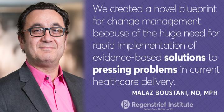 Malaz Boustani, MD, MPH is founding director of Center for Health Innovation and Implementation Science at Regenstrief