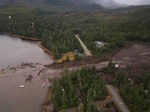 Landslide in Wrangell