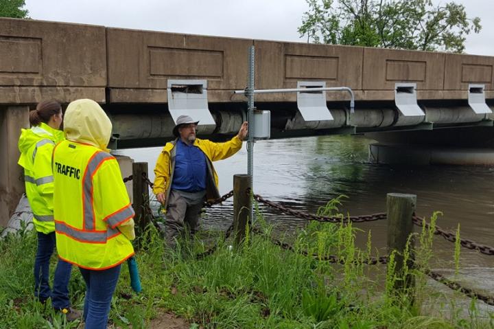 Low-Cost Flood Sensing Monitors at Work