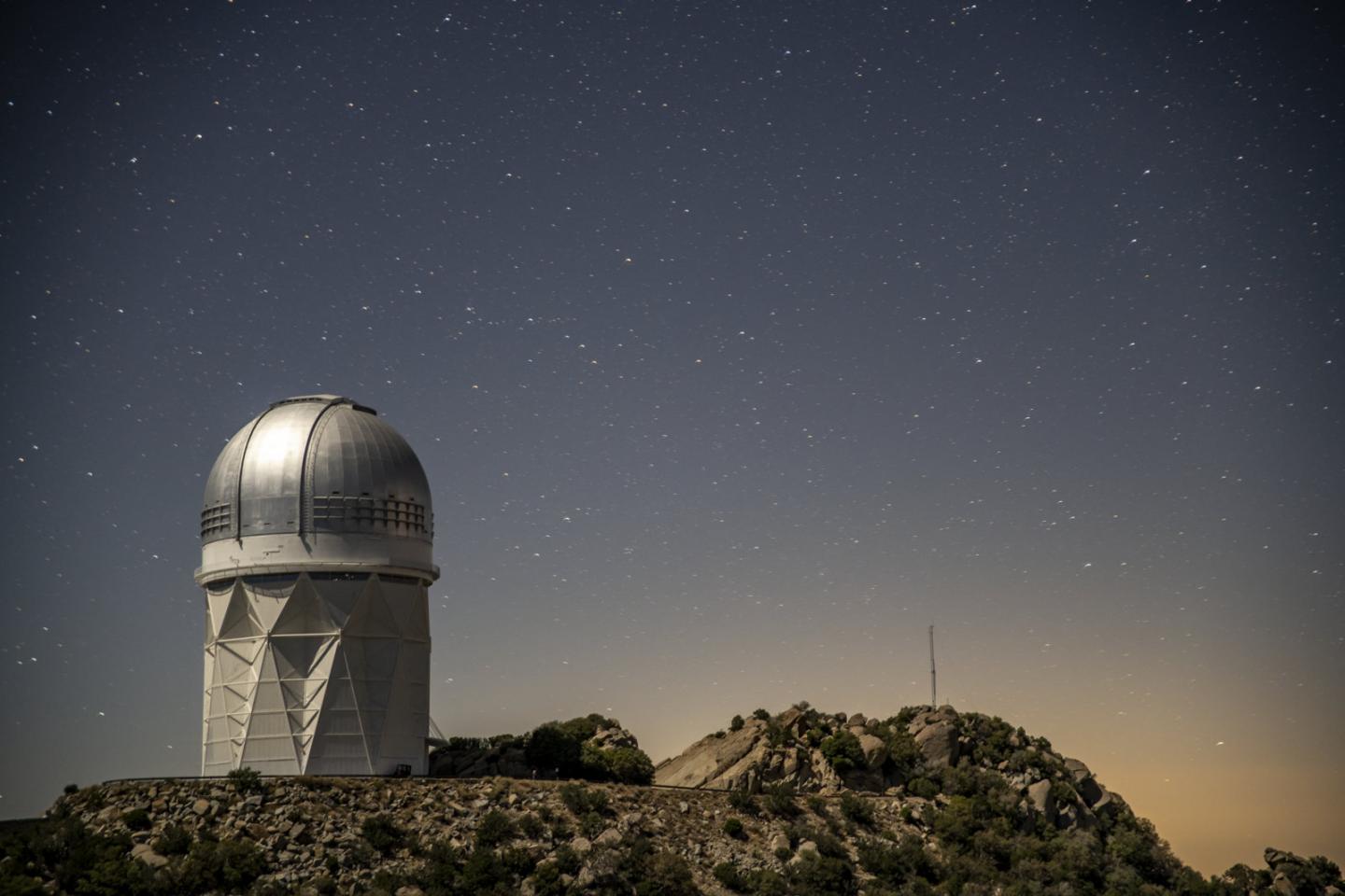 The Mayall Telescope at Kitt Peak National Observatory near Tucson, Arizona