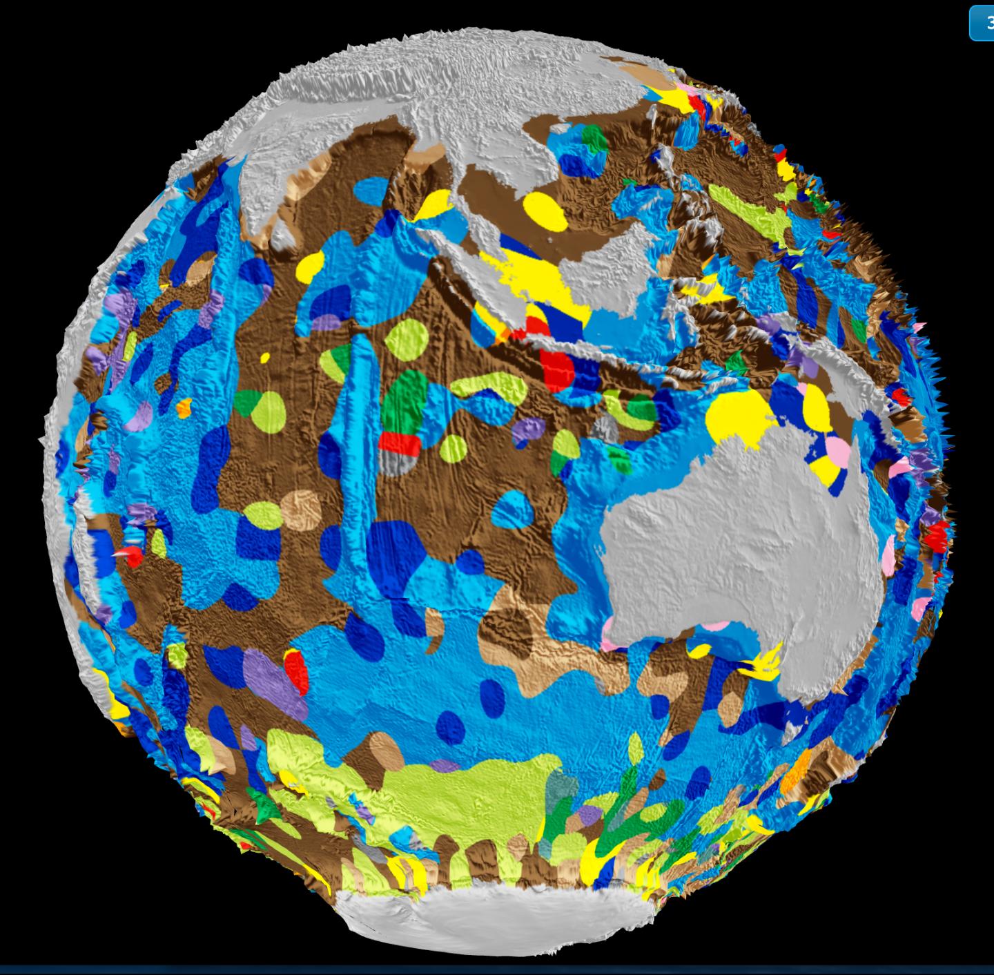 Digital Map of the Seafloor's Geology