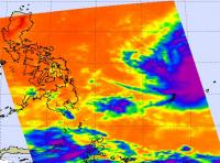 NASA's Infrared Image of Tropical Storm 02W