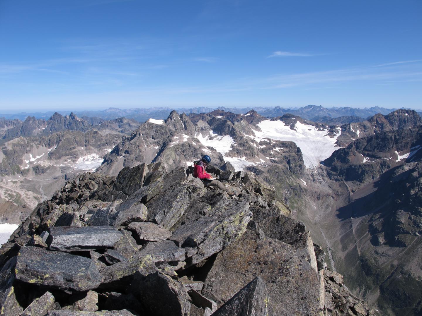 Botanist on Piz Linard