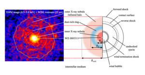 Comparison of X-ray image (left) and new schematic (right).