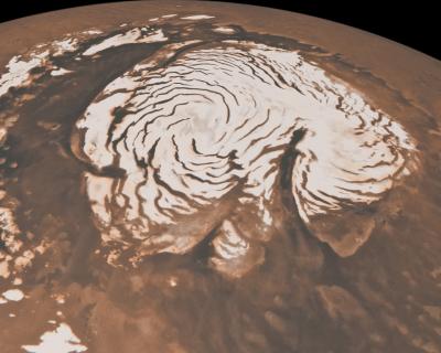 Mars' Northern Polar Ice Cap