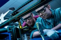 Researchers Inspect The High Precision Stage