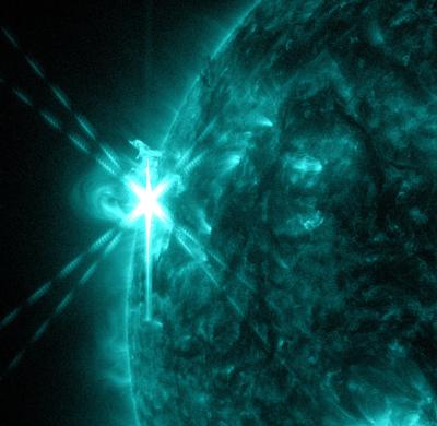 NASA's Solar Dynamics Observatory Captured this Image of an M5.7-Class Flare