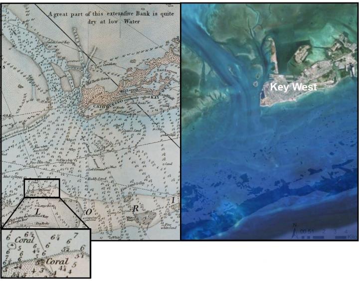 Eighteenth Century Nautical Charts Reveal Coral Loss