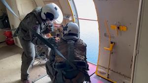 U.S. Naval Research Laboratory’s Scientific Development Squadron VXS-1 drop SOFAR Spotter buoys