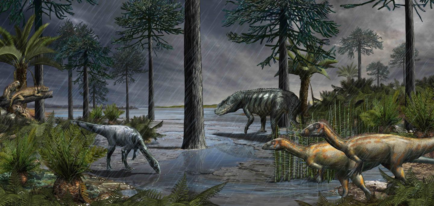 Dinosaurs during the Carnian Pluvial Episode