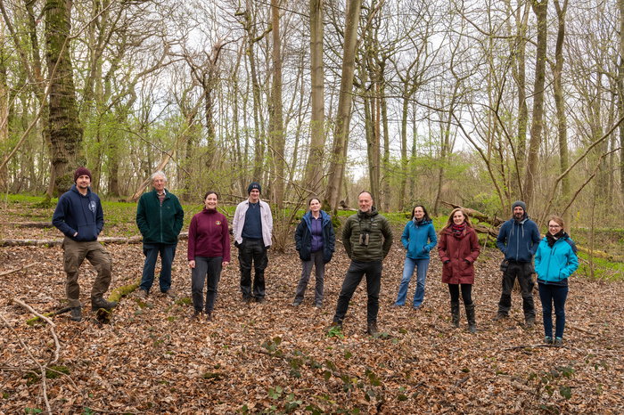 Wytham Tits team April 2022 at Wytham Woods