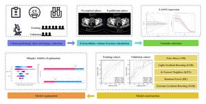 Graphic abstract for machine learning pipeline for predicting mesenteric lymph node metastasis using clinicopathologic data and imaging